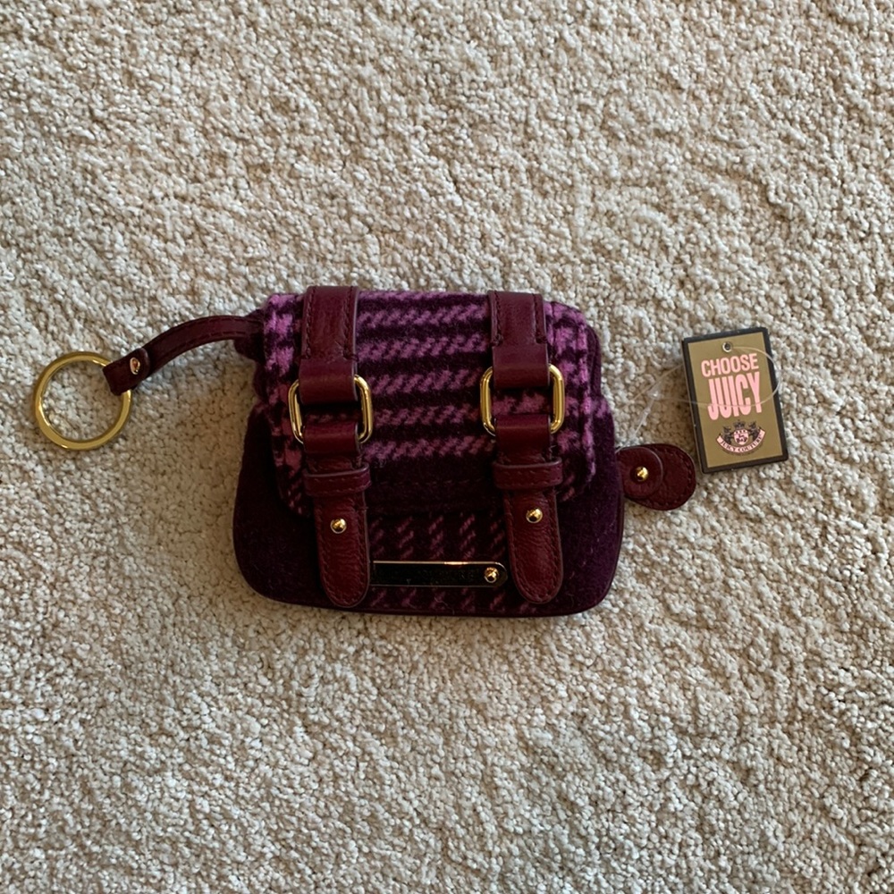 Juicy Couture Change Purse Keychain